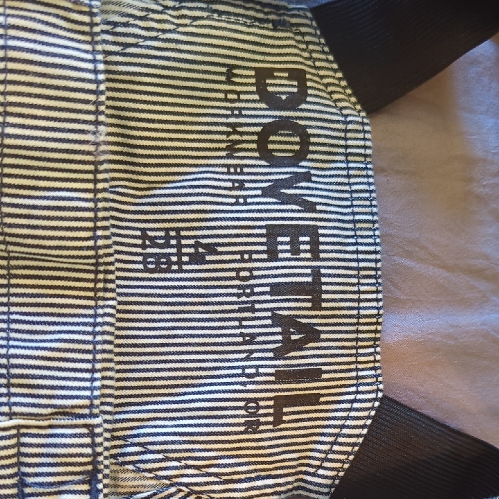 Dovetail Striped Overalls- Freshly Overall, Indigo Stripe - Picture 3 of 4